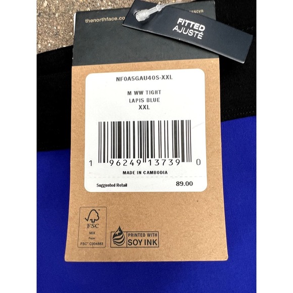 NWT The North Face men's fitted flash dry tights size XXL - Picture 5 of 6
